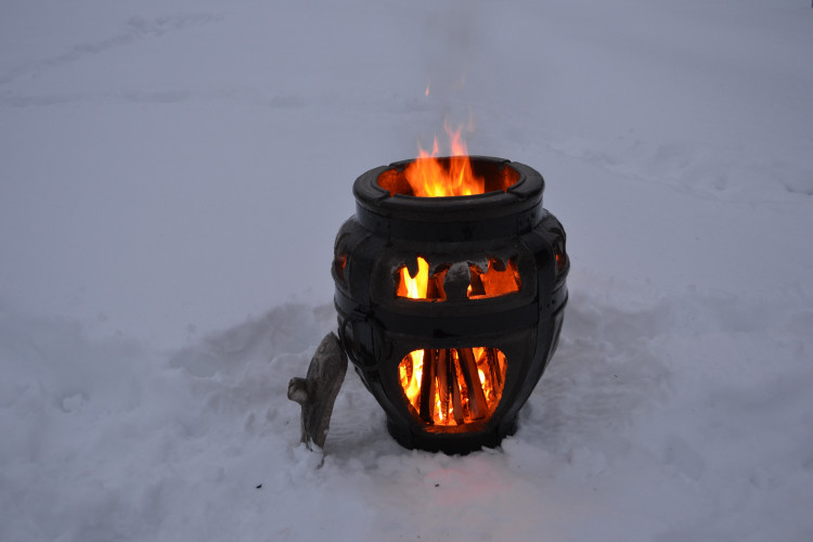 Тандыр-Камин Барельеф в Москве