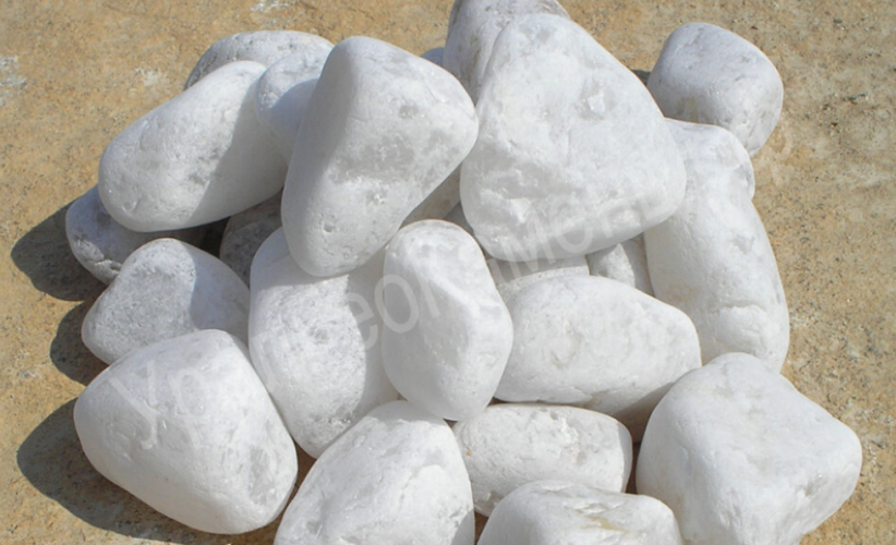 Камни для бани Кварц окатанный 15кг в Москве