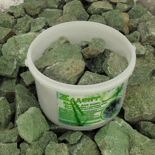 Камни для бани Жадеит колотый 15кг в Москве