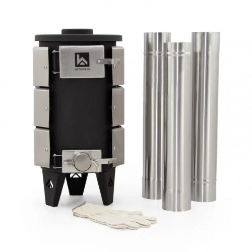Мультитопливная походная печь Hyggelig LONGHEAT длительного горения в Москве