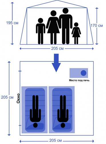 Мобильная баня-палатка МОРЖ в Москве