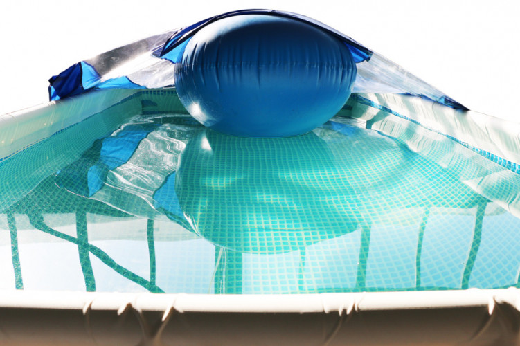 Тент для прямоугольного бассейна Intex/Bestway с надувной подушкой "Фиеста" в Москве