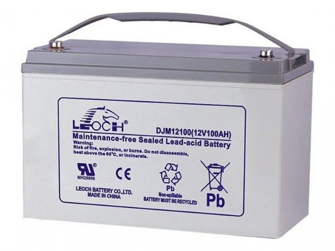 Аккумулятор Leoch DJM12100 (12 В, 100 Ач) в Москве