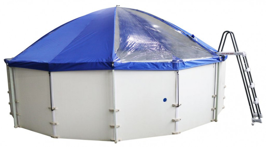 Подъемный тент-навес для бассейна "Фиеста" в Москве