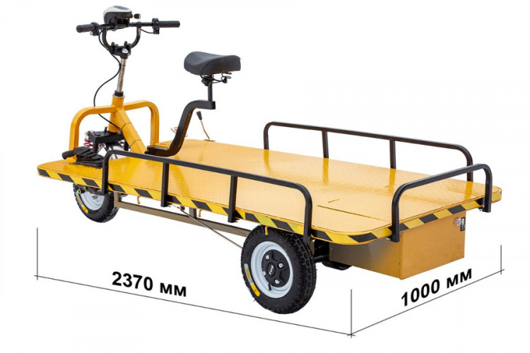 Грузовая электрическая тележка RuTrike ТАКСА ВАЙД в Москве