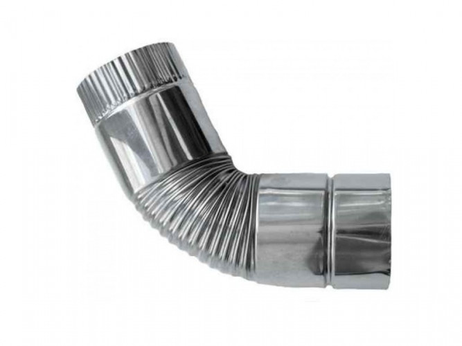 Сегмент трубы угол 45° d-80 мм.(нерж.)Инвент в Москве