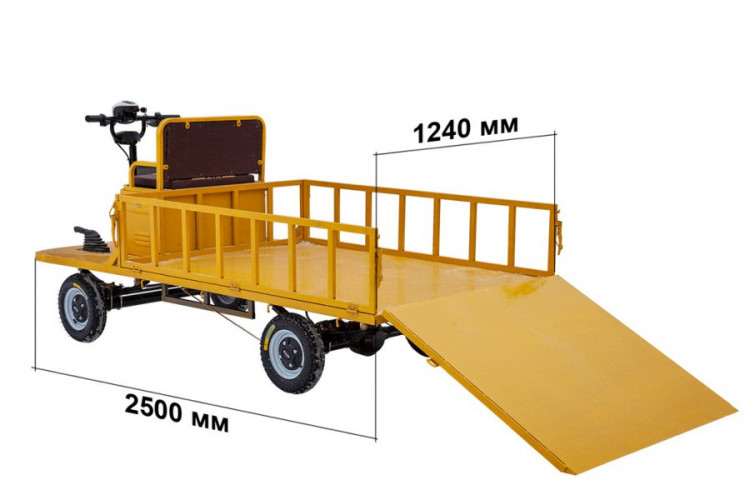 Грузовая электрическая тележка RuTrike ПЕРОН ТРАП в Москве