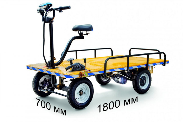 Грузовая электрическая тележка RuTrike СКЛАД 1800 в Москве