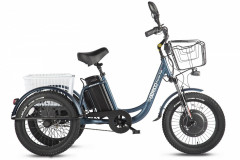 Трицикл Eltreco Porter Fat 500 серебро