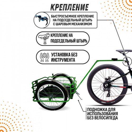 Велоприцеп Кузовок 2.0 в Москве