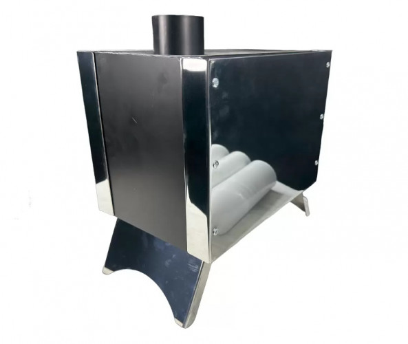 Печь дровяная Сибирка малая из нержавейки в Москве