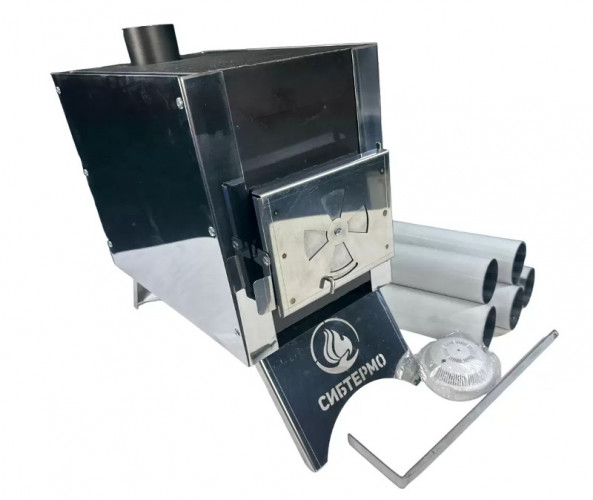 Печь дровяная Сибирка малая из нержавейки в Москве