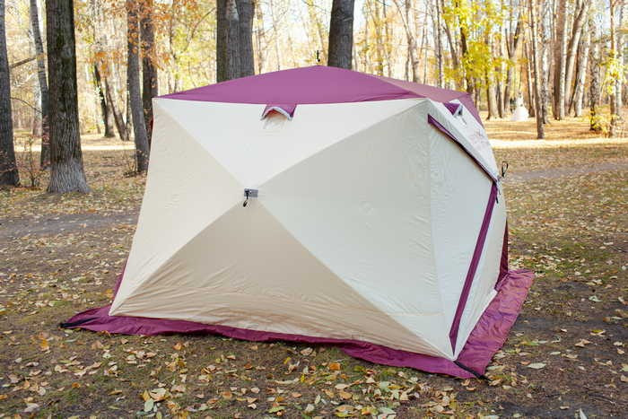 Зимняя палатка для рыбалки Куб Снегирь 3T Long в Москве