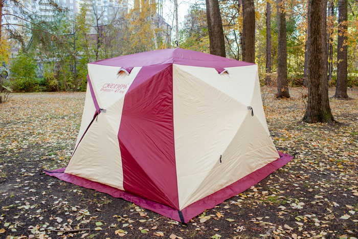 Зимняя палатка для рыбалки Куб Снегирь 4T Long в Москве