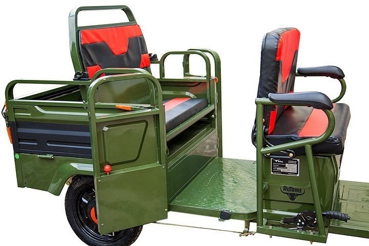 Грузовой электрический трицикл RuTrike Вояж П Трансформер в Москве