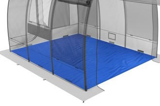 Пол из тарпаулина для палатки бани МОРЖ МАХ-МОРЖ Шатёр в Москве