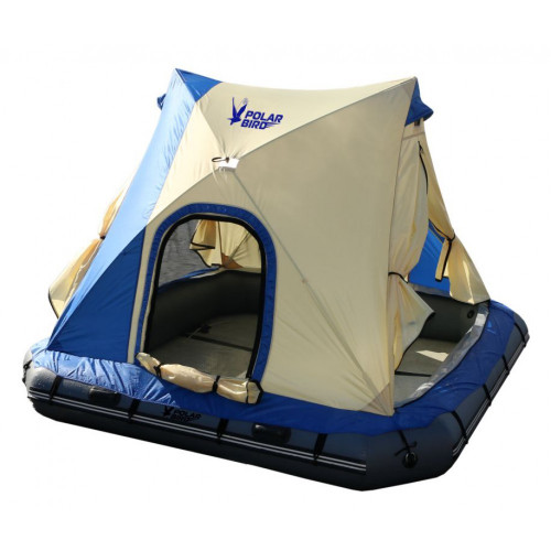 Надувной плот-палатка Polar bird Raft 260+слани стеклокомпозит в Москве