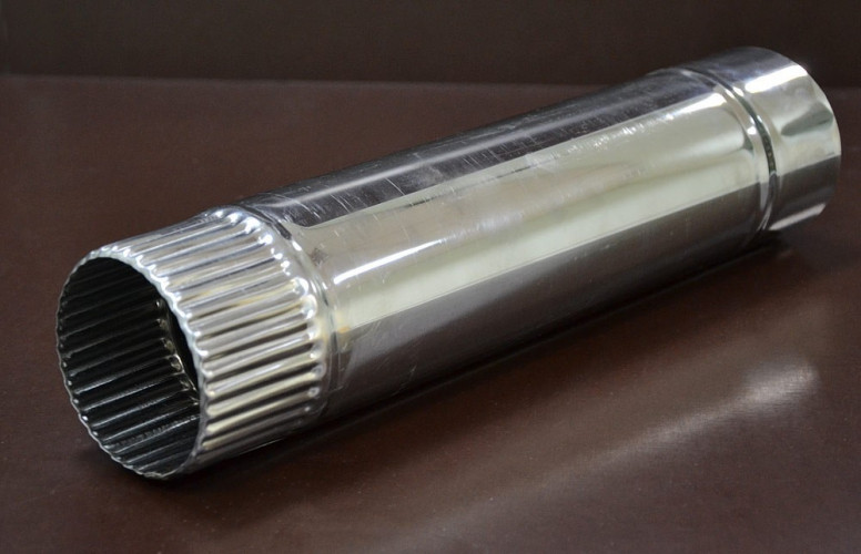 Сегмент трубы дымохода 90 мм. в Москве