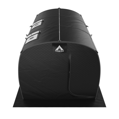 Мобильная баня-палатка МОРЖ Max (Черный) в Москве