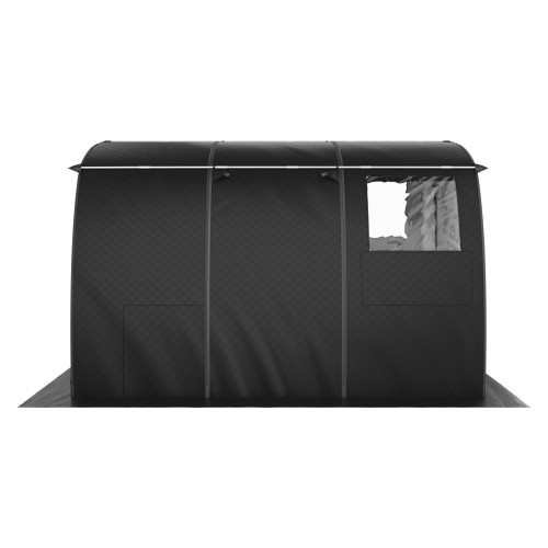 Мобильная баня-палатка МОРЖ Max (Черный) в Москве