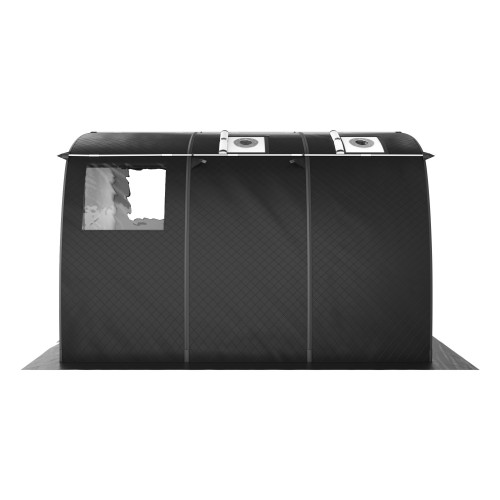 Мобильная баня-палатка МОРЖ Max (Черный) в Москве