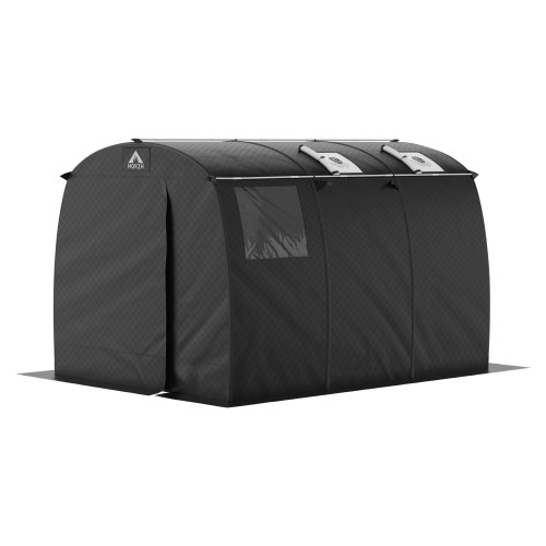 Мобильная баня-палатка МОРЖ Max (Черный) в Москве