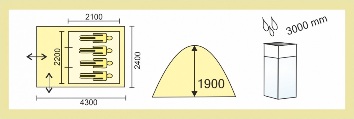 Туристическая палатка Путник Меркурий 4 в Москве