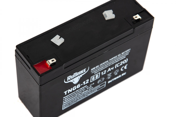 Тяговый гелевый аккумулятор RuTrike TNG 6-12 (6V12A/H C20) в Москве