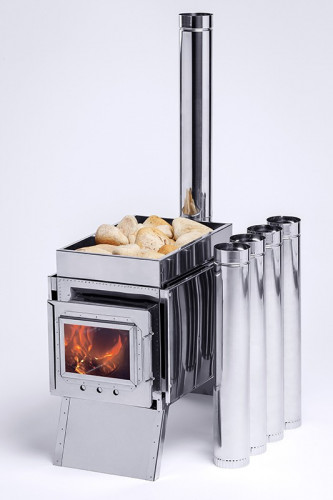 Печь-камин Инвент большая в Москве