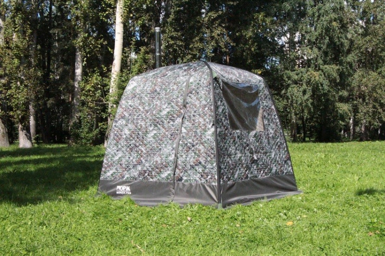 Мобильная баня-палатка МОРЖ (2 сорт) в Москве