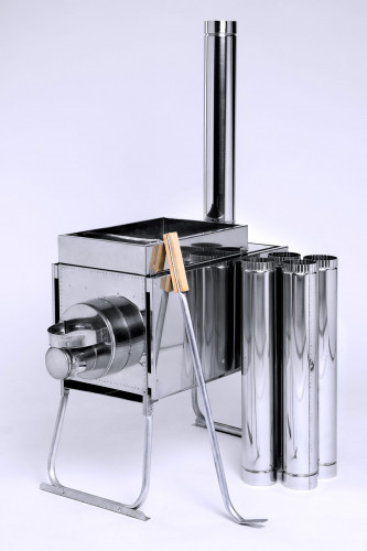 Печь Инвент Экономка средняя со стац. экранами в сумке в Москве