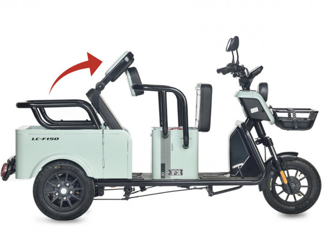 Пассажирский электротрицикл Wanshida LC-F150 в Москве