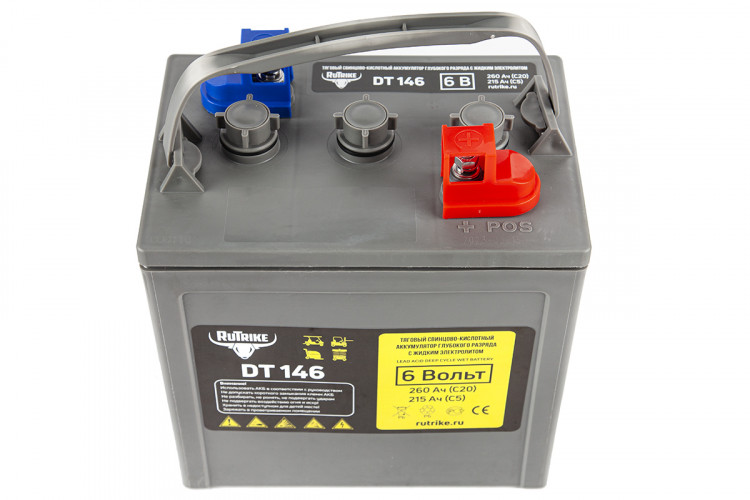 Тяговый аккумулятор RuTrike WET DT146 (T-145) 6V170A/H C3 в Москве