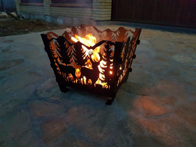Очаг для огня 50х50х40 в Москве