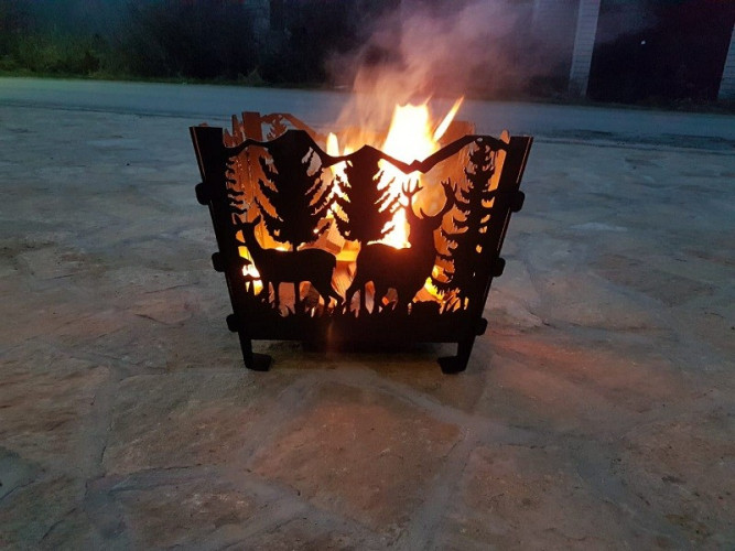 Очаг для огня 50х50х40 в Москве