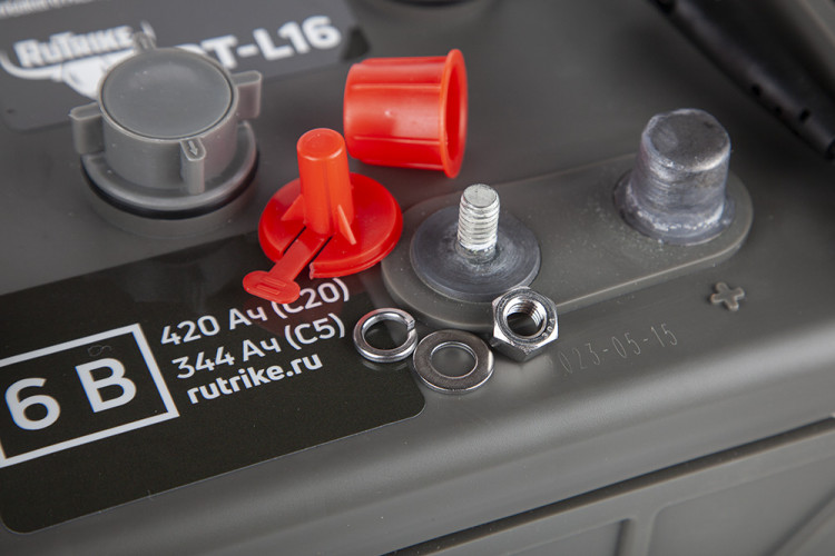 Тяговый аккумулятор RuTrike WET DTL16 (L16H-AC) 6V275A/H C3 в Москве