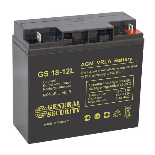 Аккумулятор General Security GS 18-12 в Москве
