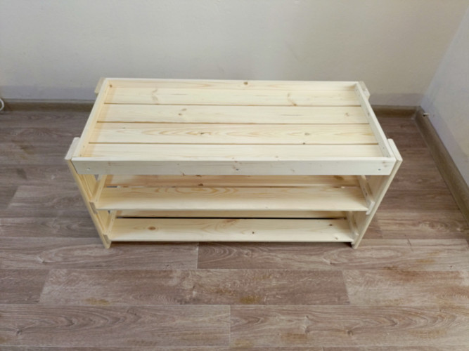 Полка для обуви деревянная в Москве