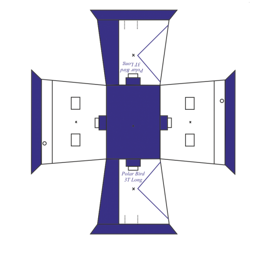 Зимняя палатка Polar Bird 4T Long компакт в Москве