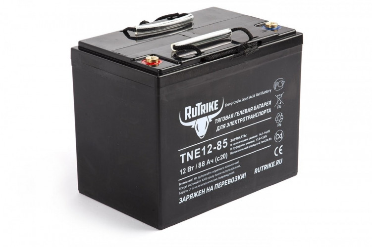Тяговый гелевый аккумулятор RuTrike TNE 12-85 (12V70A/H C3) в Москве