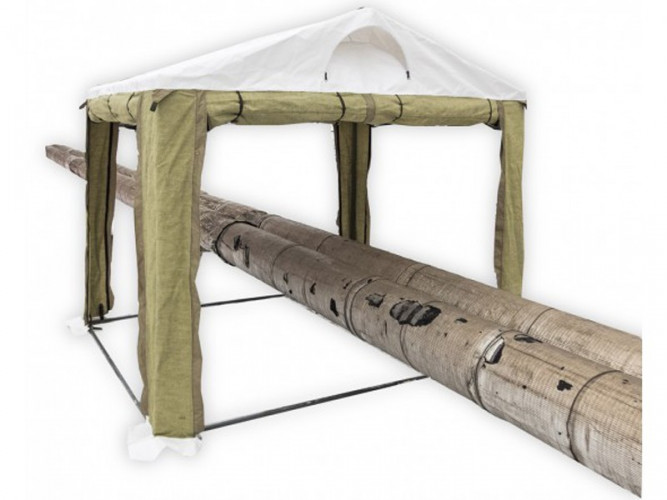 Палатка сварщика 2,0 X 2,0 ПВХ/брезент в Москве