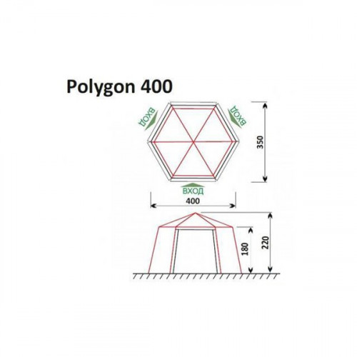 Шатер-тент GreenLand Polygon 400 в Москве
