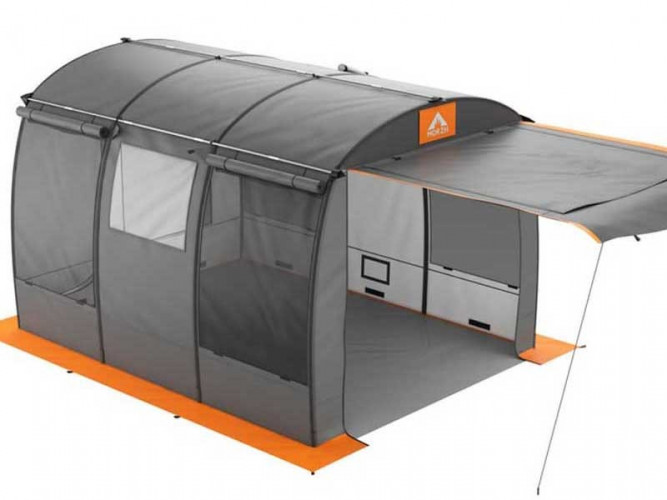 Шатёр - Мобильная баня-палатка Морж Shelter 2 сорт в Москве