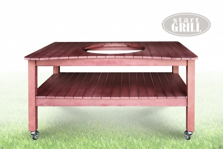 Стол для керамического гриля Start Grill на колесах в Москве