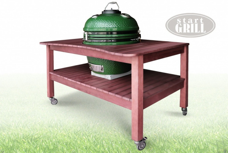 Стол для керамического гриля Start Grill на колесах в Москве