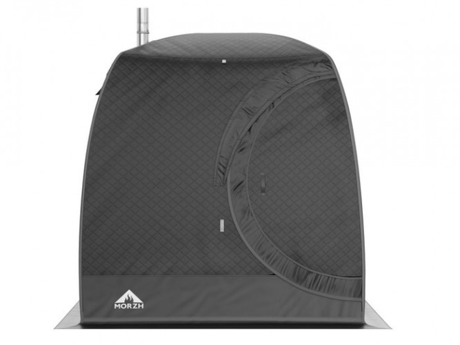 Мобильная баня-палатка МОРЖ LUX черный в Москве